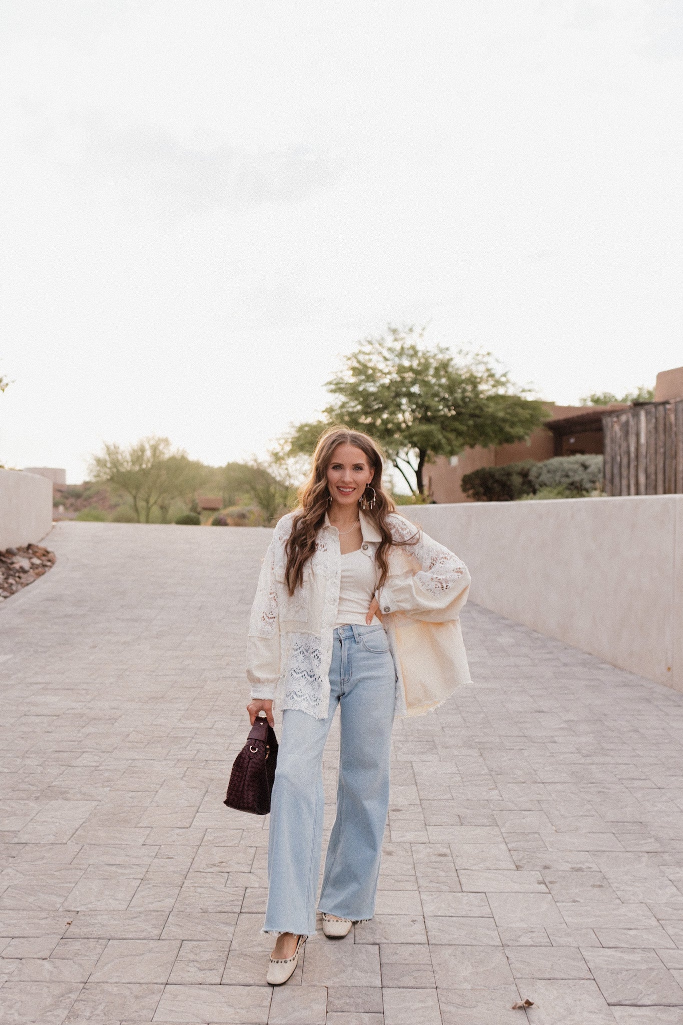 POL Oversized Vintage Lace Shacket-Shackets-Krush Kandy, Women's Online Fashion Boutique Located in Phoenix, Arizona (Scottsdale Area)