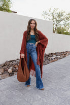 Open Bohemian Ruana-Cardigans-Krush Kandy, Women's Online Fashion Boutique Located in Phoenix, Arizona (Scottsdale Area)