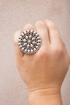 Sterling Silver Concho Ring | By KKB-Cluster Rings-Krush Kandy, Women's Online Fashion Boutique Located in Phoenix, Arizona (Scottsdale Area)