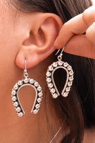 Demi's Sterling Studded Horseshoe Set-Chain Necklaces-Krush Kandy, Women's Online Fashion Boutique Located in Phoenix, Arizona (Scottsdale Area)