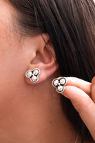 Triple Threat Studded Earrings | By KKB-Stud Earrings-Krush Kandy, Women's Online Fashion Boutique Located in Phoenix, Arizona (Scottsdale Area)