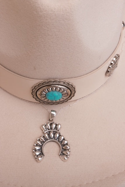 Crowned Horseshoe Sterling Pendant-Chain Necklaces-Krush Kandy, Women's Online Fashion Boutique Located in Phoenix, Arizona (Scottsdale Area)