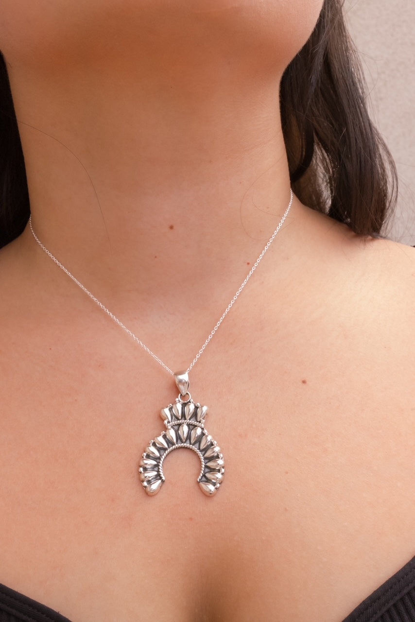 Crowned Horseshoe Sterling Pendant-Chain Necklaces-Krush Kandy, Women's Online Fashion Boutique Located in Phoenix, Arizona (Scottsdale Area)
