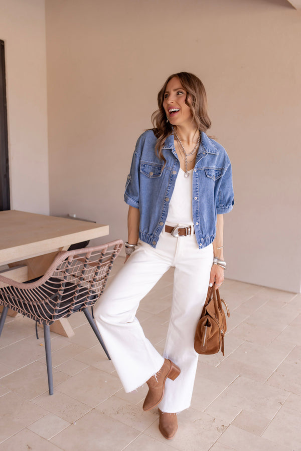 Kristyn Wide Leg Denim Jean | 3 Washes