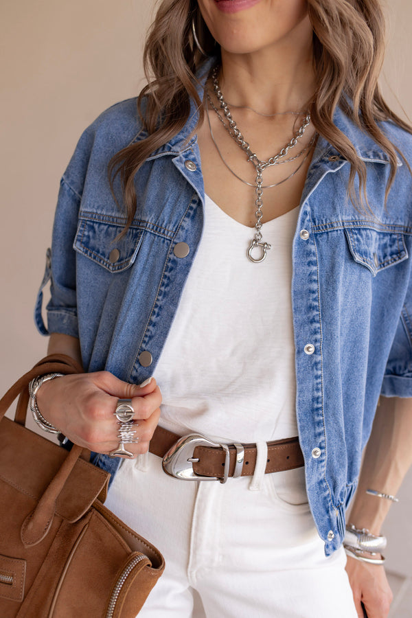 Charmingly Lucky Horseshoe Carabiner Y Necklace