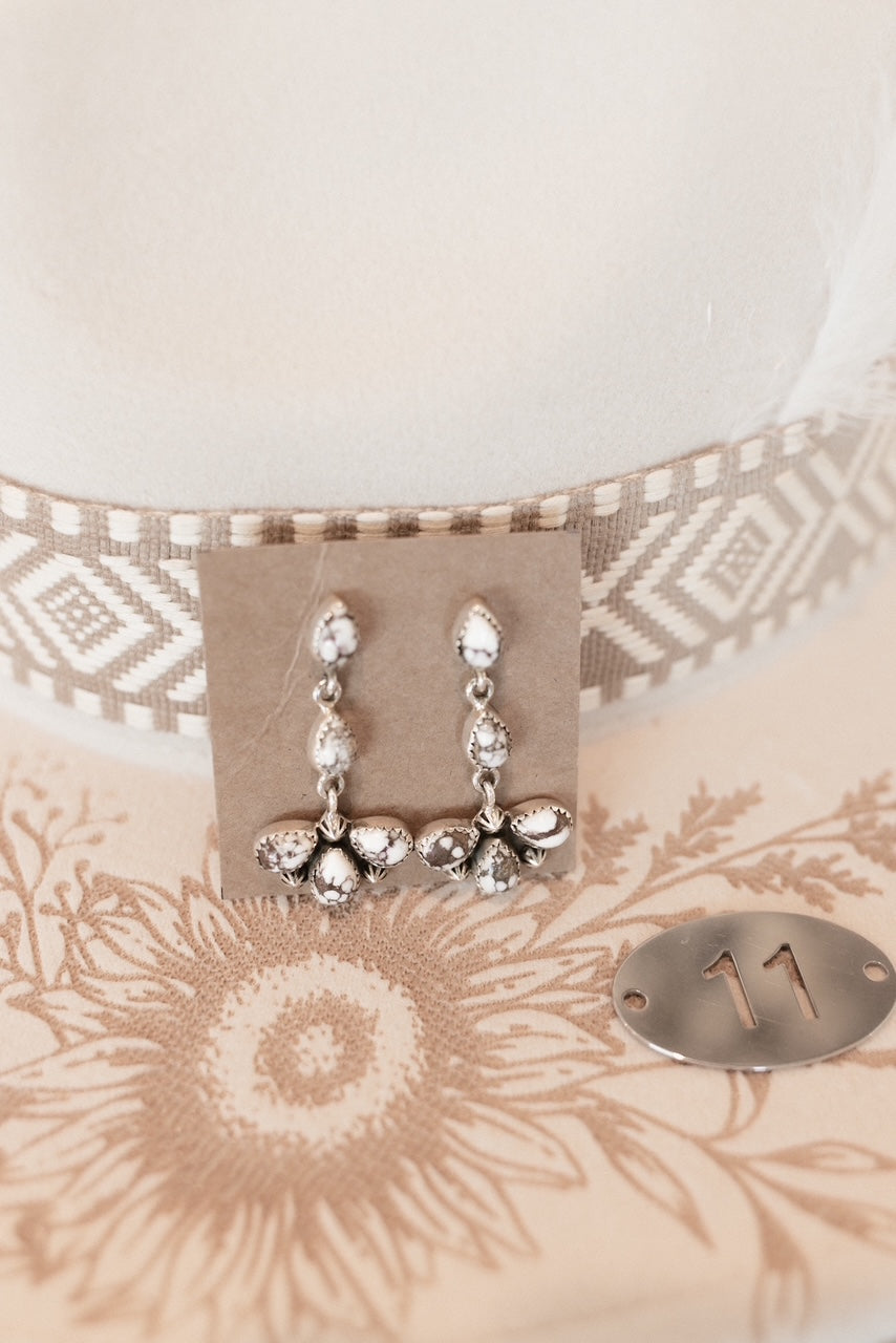 Darling Stone Drop Earrings-Earrings-Krush Kandy, Women's Online Fashion Boutique Located in Phoenix, Arizona (Scottsdale Area)