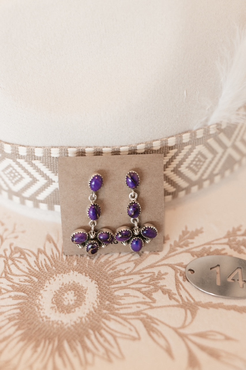 Darling Stone Drop Earrings-Earrings-Krush Kandy, Women's Online Fashion Boutique Located in Phoenix, Arizona (Scottsdale Area)