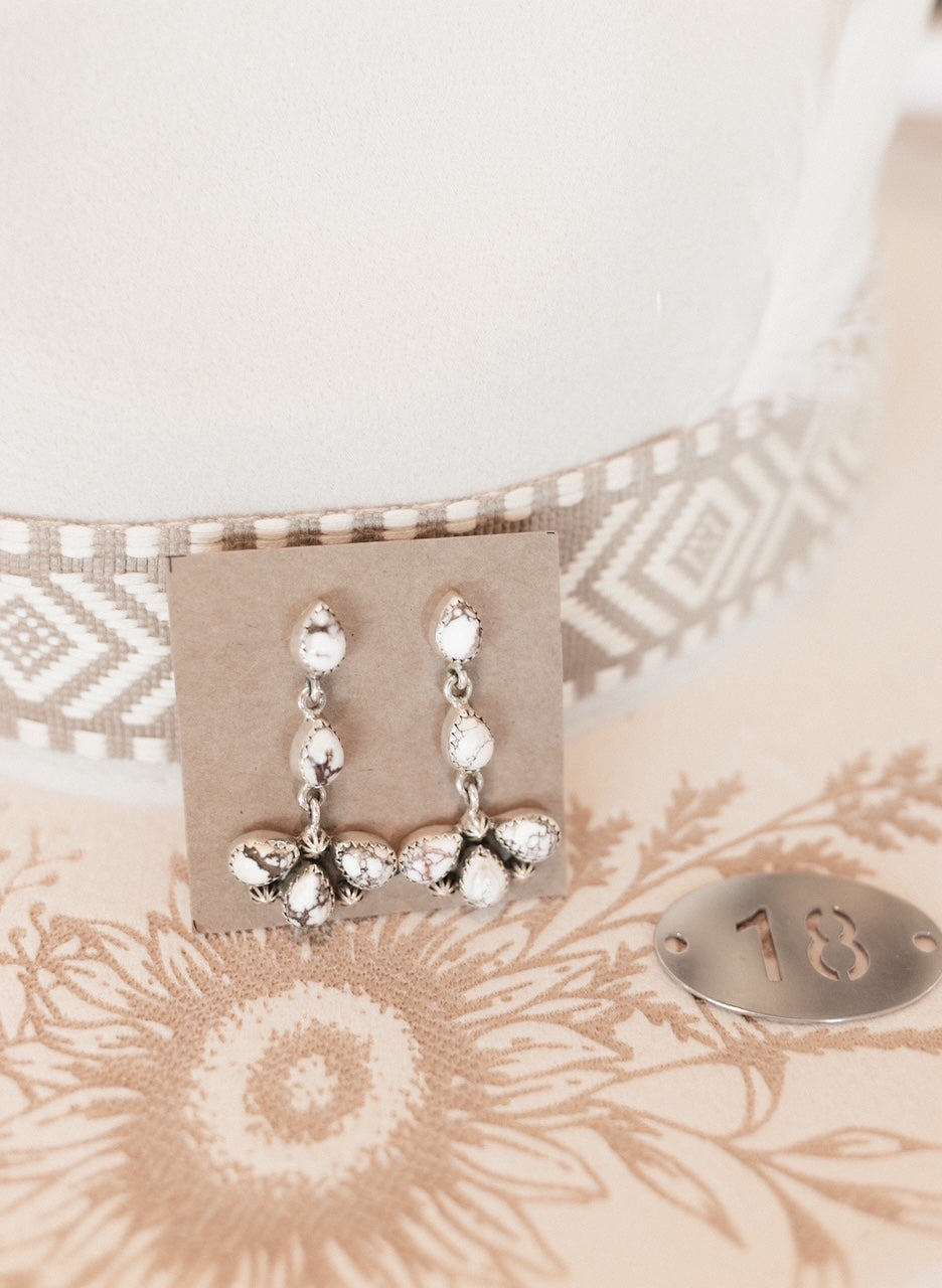 Darling Stone Drop Earrings-Earrings-Krush Kandy, Women's Online Fashion Boutique Located in Phoenix, Arizona (Scottsdale Area)