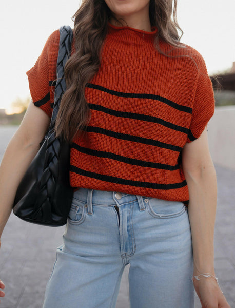 Color Block Mock Neck Short Sleeve Sweater – Krush Kandy Color Block Mock Neck Short Sleeve Sweater – Krush Kandy