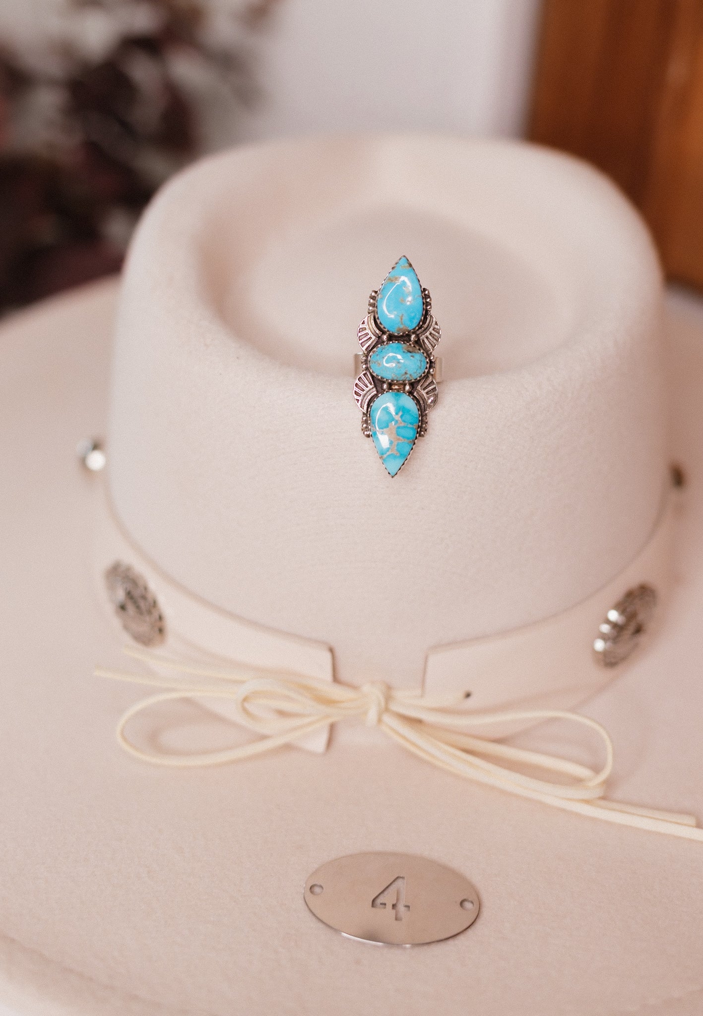 Turquoise Slab Rings-Rings-Krush Kandy, Women's Online Fashion Boutique Located in Phoenix, Arizona (Scottsdale Area)