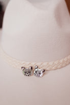 Cat Sugar Skull Stud Earrings-Stud Earrings-Krush Kandy, Women's Online Fashion Boutique Located in Phoenix, Arizona (Scottsdale Area)