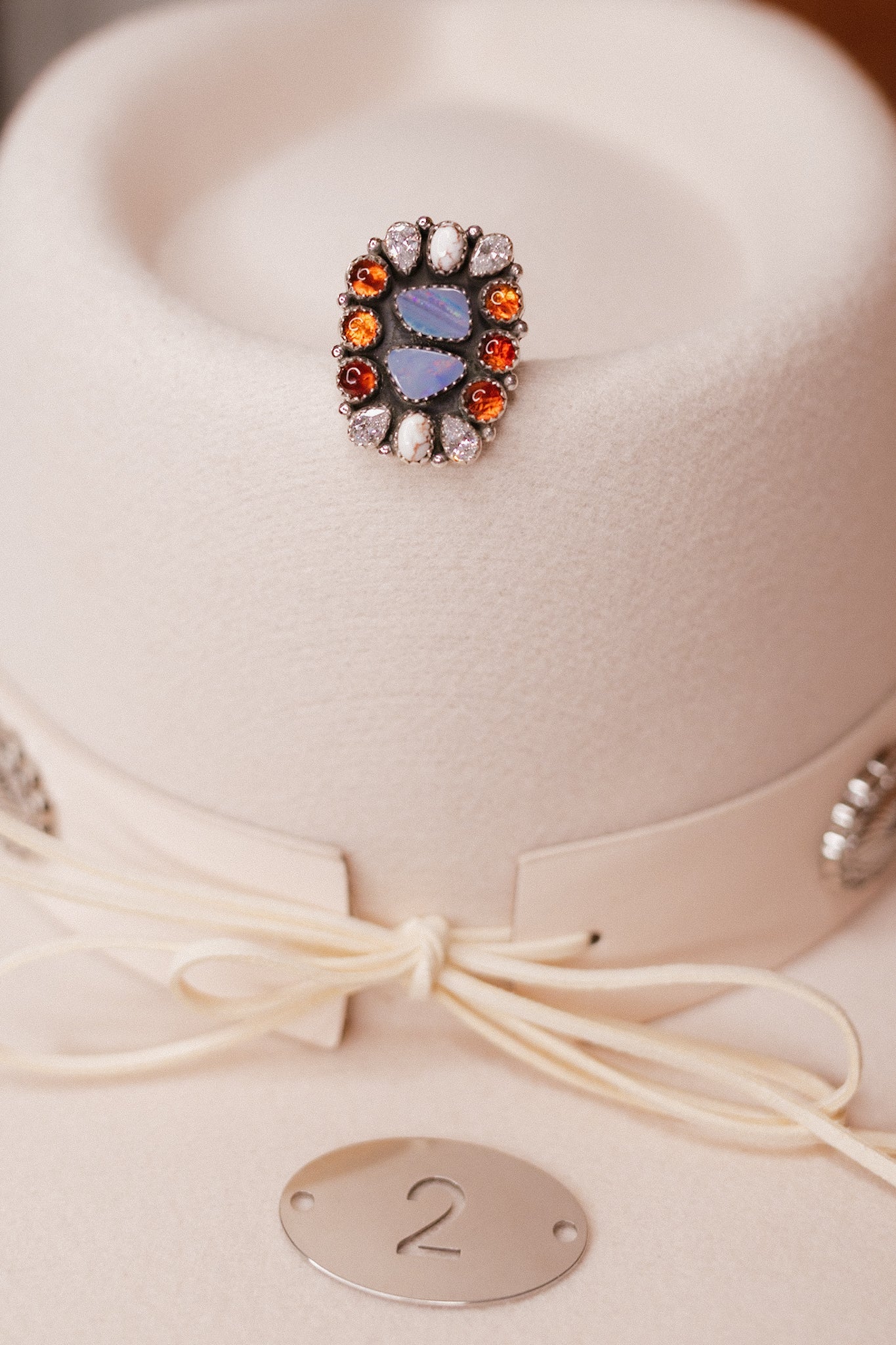 Australian Opal, Wildhorse & Amber Rings-Rings-Krush Kandy, Women's Online Fashion Boutique Located in Phoenix, Arizona (Scottsdale Area)