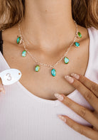 Stone Slab Cluster Necklaces-Necklaces-Krush Kandy, Women's Online Fashion Boutique Located in Phoenix, Arizona (Scottsdale Area)