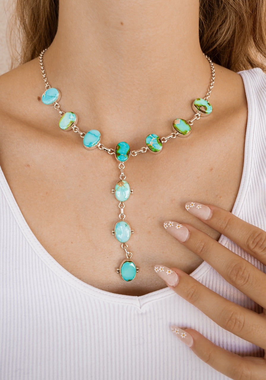 Stone Slab Lariat Necklaces-Necklaces-Krush Kandy, Women's Online Fashion Boutique Located in Phoenix, Arizona (Scottsdale Area)