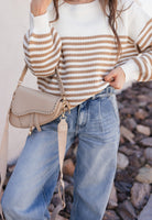 Comfy Chic Oversized Stripe Sweater-Sweaters-Krush Kandy, Women's Online Fashion Boutique Located in Phoenix, Arizona (Scottsdale Area)