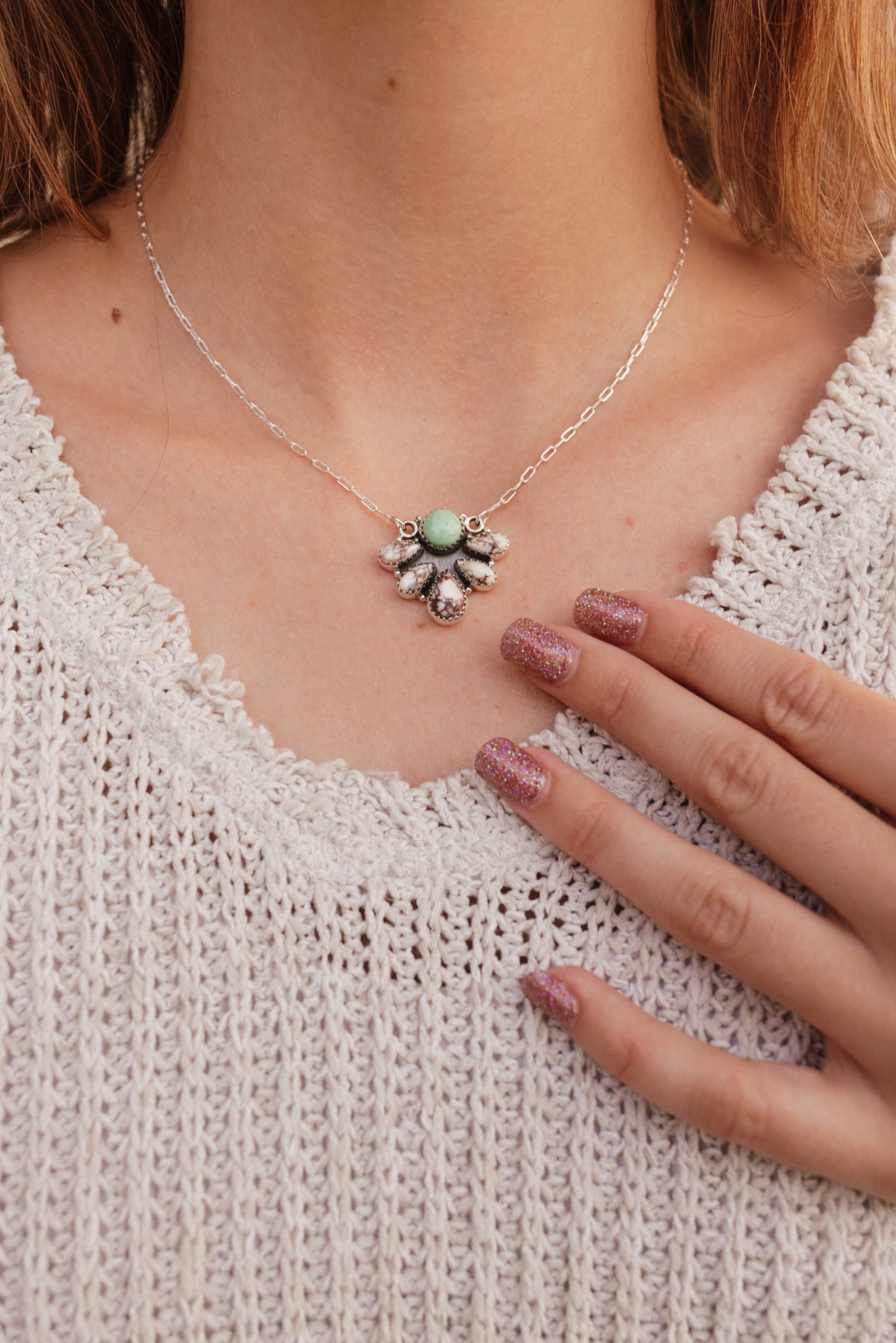 Wild Horse & Varascite Necklace Sno 8-Necklaces-Krush Kandy, Women's Online Fashion Boutique Located in Phoenix, Arizona (Scottsdale Area)