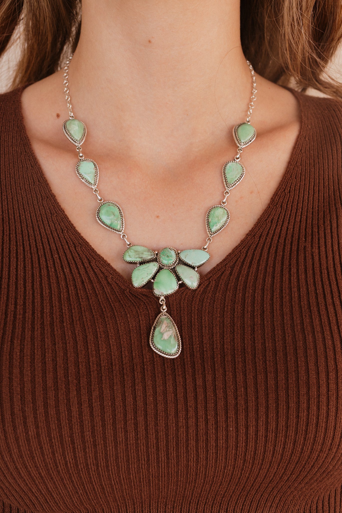 Australian Varascite Statement Necklace Sno 24-Necklaces-Krush Kandy, Women's Online Fashion Boutique Located in Phoenix, Arizona (Scottsdale Area)