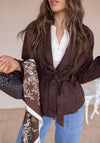 The Reserve Luxe Belted Suede Touch Jacket