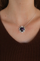 Blinging Heart Necklace sno 31-Necklaces-Krush Kandy, Women's Online Fashion Boutique Located in Phoenix, Arizona (Scottsdale Area)
