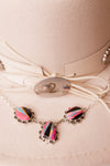 Multi Stone Cut Three Stone Necklaces-Necklaces-Krush Kandy, Women's Online Fashion Boutique Located in Phoenix, Arizona (Scottsdale Area)