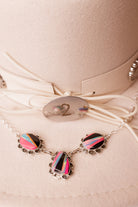 Multi Stone Cut Three Stone Necklaces-Necklaces-Krush Kandy, Women's Online Fashion Boutique Located in Phoenix, Arizona (Scottsdale Area)