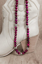 Pink Tigers Eye Necklace-Chain Necklaces-Krush Kandy, Women's Online Fashion Boutique Located in Phoenix, Arizona (Scottsdale Area)