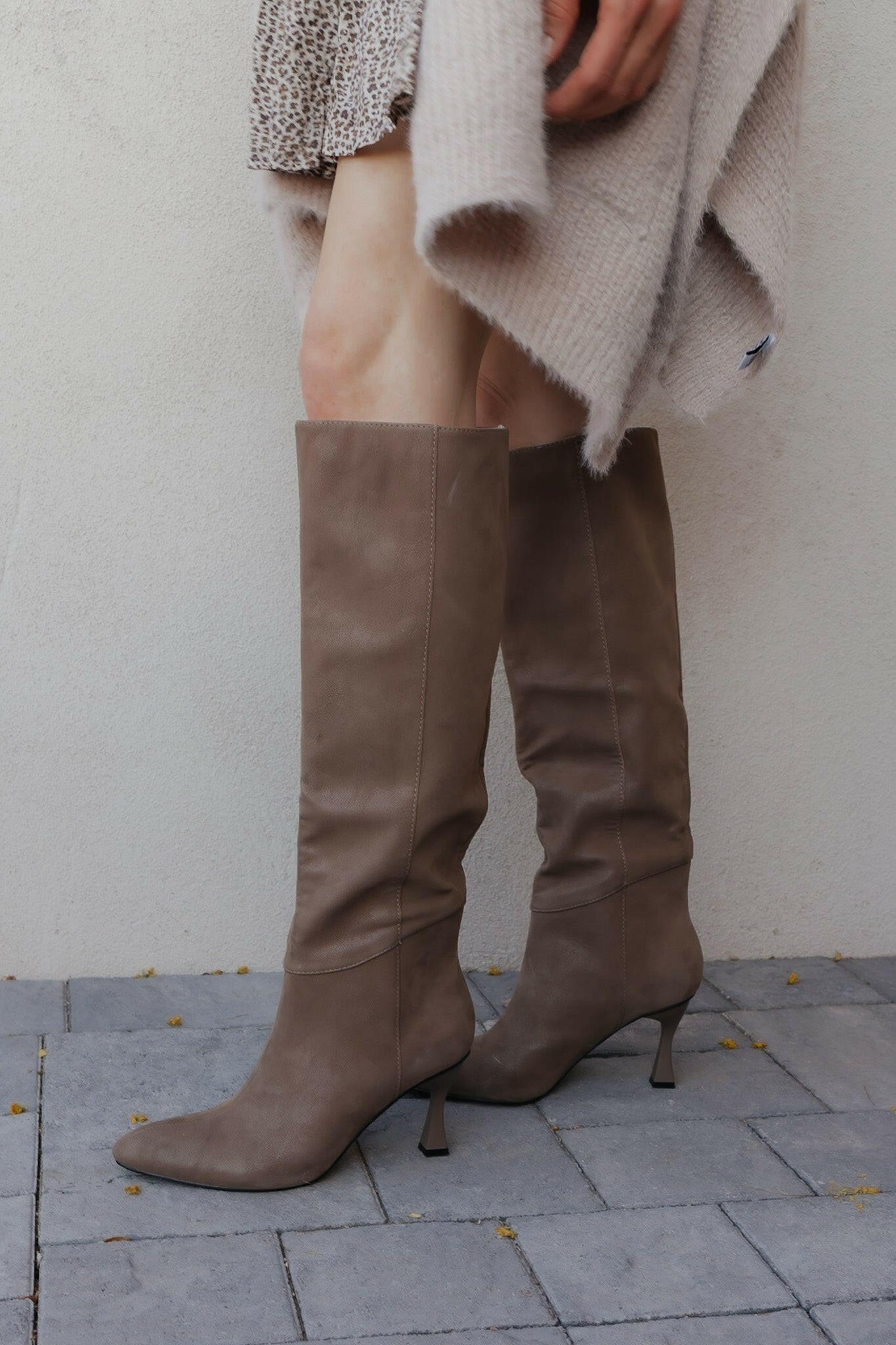 The Lexington Boot- Taupe - PREORDER SHIPS 11/30-Boots-Krush Kandy, Women's Online Fashion Boutique Located in Phoenix, Arizona (Scottsdale Area)