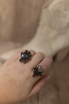 Multi Amber Heart Rings-Rings-Krush Kandy, Women's Online Fashion Boutique Located in Phoenix, Arizona (Scottsdale Area)