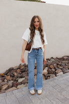 Mica Wild & Free Wide Leg Jeans-Denim-Krush Kandy, Women's Online Fashion Boutique Located in Phoenix, Arizona (Scottsdale Area)