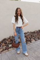 Mica Wild & Free Wide Leg Jeans-Denim-Krush Kandy, Women's Online Fashion Boutique Located in Phoenix, Arizona (Scottsdale Area)