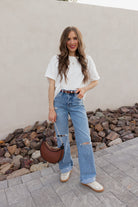 Mica Wild & Free Wide Leg Jeans-Denim-Krush Kandy, Women's Online Fashion Boutique Located in Phoenix, Arizona (Scottsdale Area)