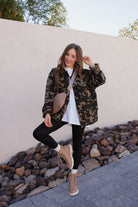 Outlands Oversized Camo Cargo Pocket Denim Jacket-Shackets-Krush Kandy, Women's Online Fashion Boutique Located in Phoenix, Arizona (Scottsdale Area)