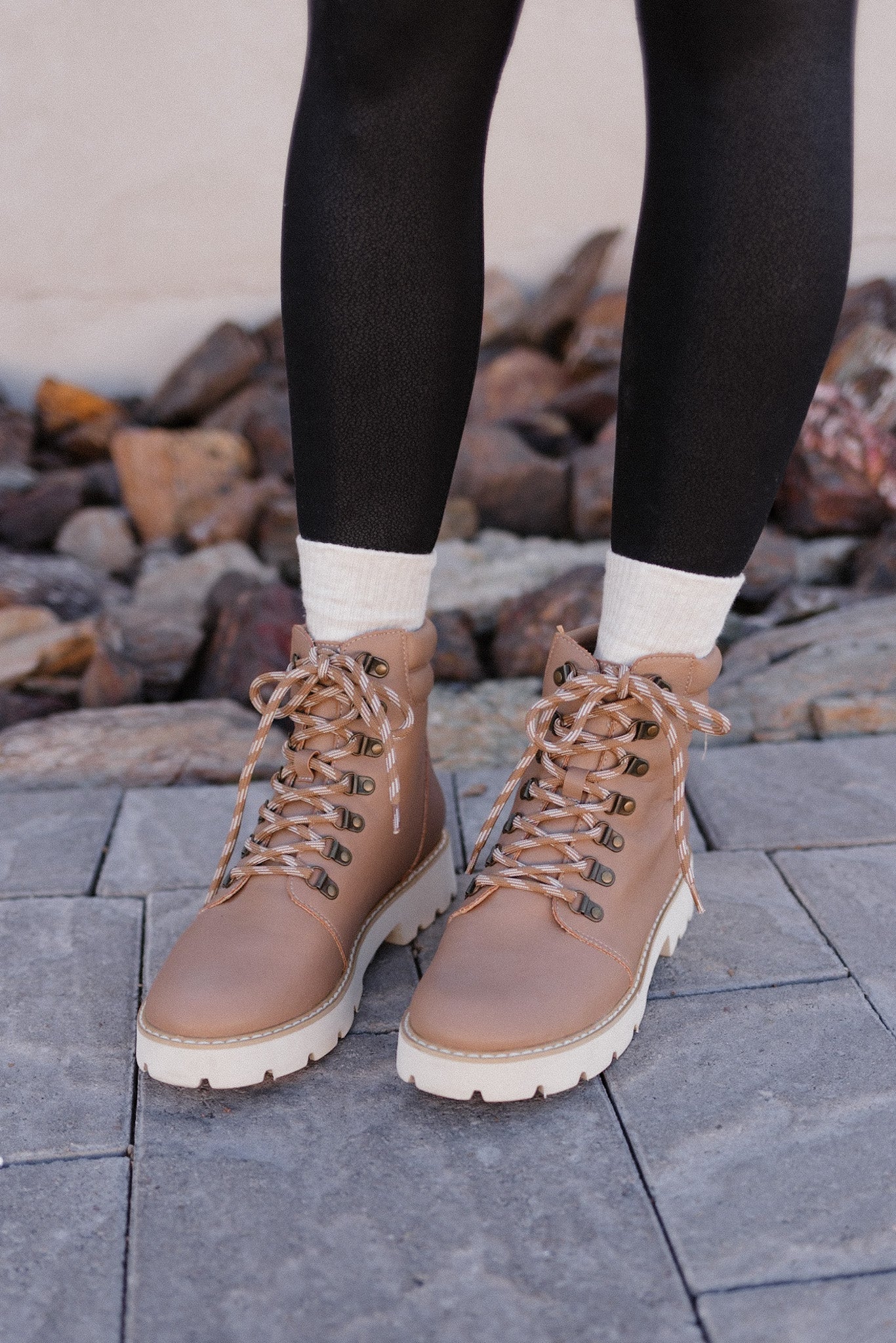 Kinsley Hiker Lace Up Boot-Boots-Krush Kandy, Women's Online Fashion Boutique Located in Phoenix, Arizona (Scottsdale Area)