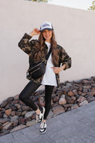 Outlands Oversized Camo Cargo Pocket Denim Jacket-Shackets-Krush Kandy, Women's Online Fashion Boutique Located in Phoenix, Arizona (Scottsdale Area)