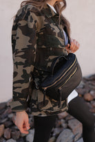 Outlands Oversized Camo Cargo Pocket Denim Jacket-Shackets-Krush Kandy, Women's Online Fashion Boutique Located in Phoenix, Arizona (Scottsdale Area)