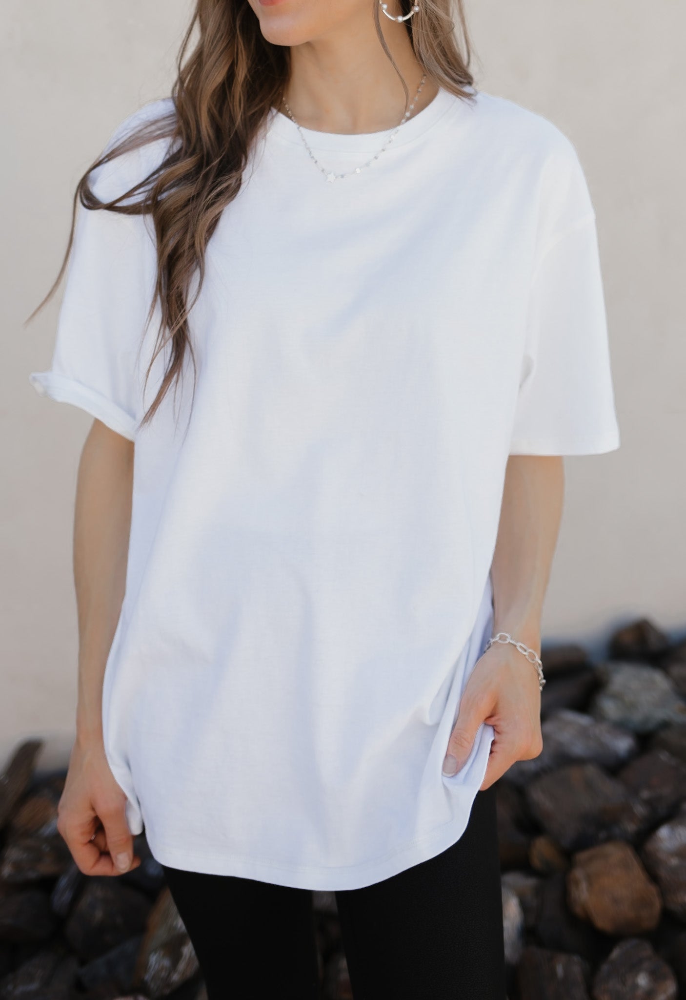 Naturally Cozy Oraganic Cotton Boyfriend Tee-Tops-Krush Kandy, Women's Online Fashion Boutique Located in Phoenix, Arizona (Scottsdale Area)