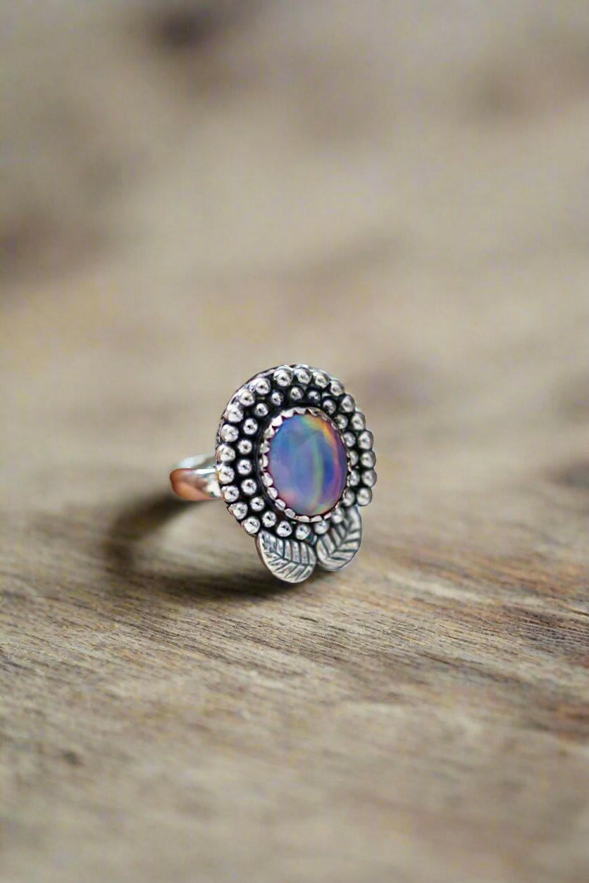 Willow's Wishes Feather Ring-Statement Rings-Krush Kandy, Women's Online Fashion Boutique Located in Phoenix, Arizona (Scottsdale Area)