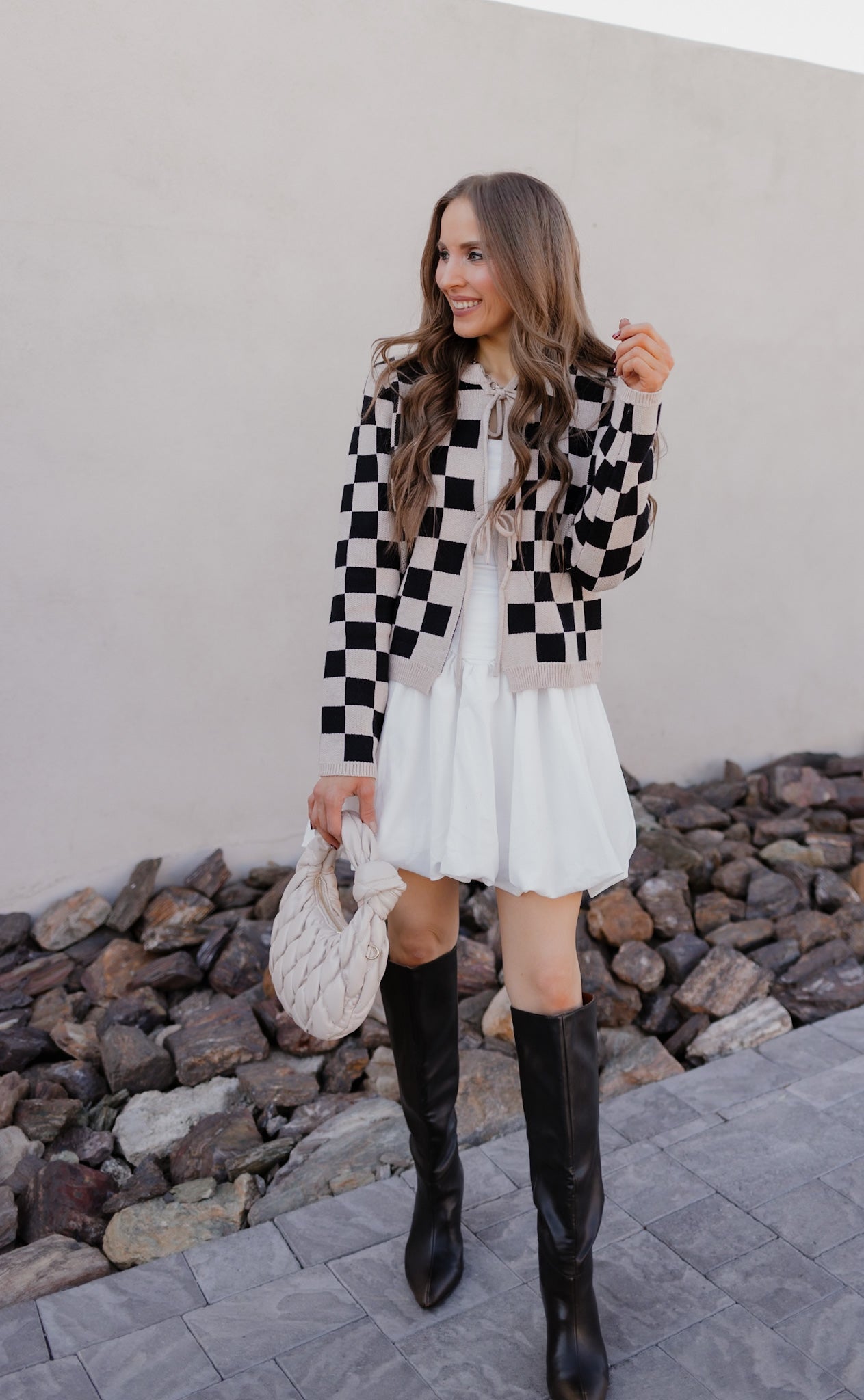 Poetic Ties Long Sleeve Checkered Cardigan-Cardigans-Krush Kandy, Women's Online Fashion Boutique Located in Phoenix, Arizona (Scottsdale Area)