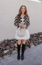 Poetic Ties Long Sleeve Checkered Cardigan-Cardigans-Krush Kandy, Women's Online Fashion Boutique Located in Phoenix, Arizona (Scottsdale Area)