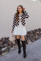 Poetic Ties Long Sleeve Checkered Cardigan-Cardigans-Krush Kandy, Women's Online Fashion Boutique Located in Phoenix, Arizona (Scottsdale Area)