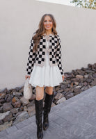 Poetic Ties Long Sleeve Checkered Cardigan-Cardigans-Krush Kandy, Women's Online Fashion Boutique Located in Phoenix, Arizona (Scottsdale Area)