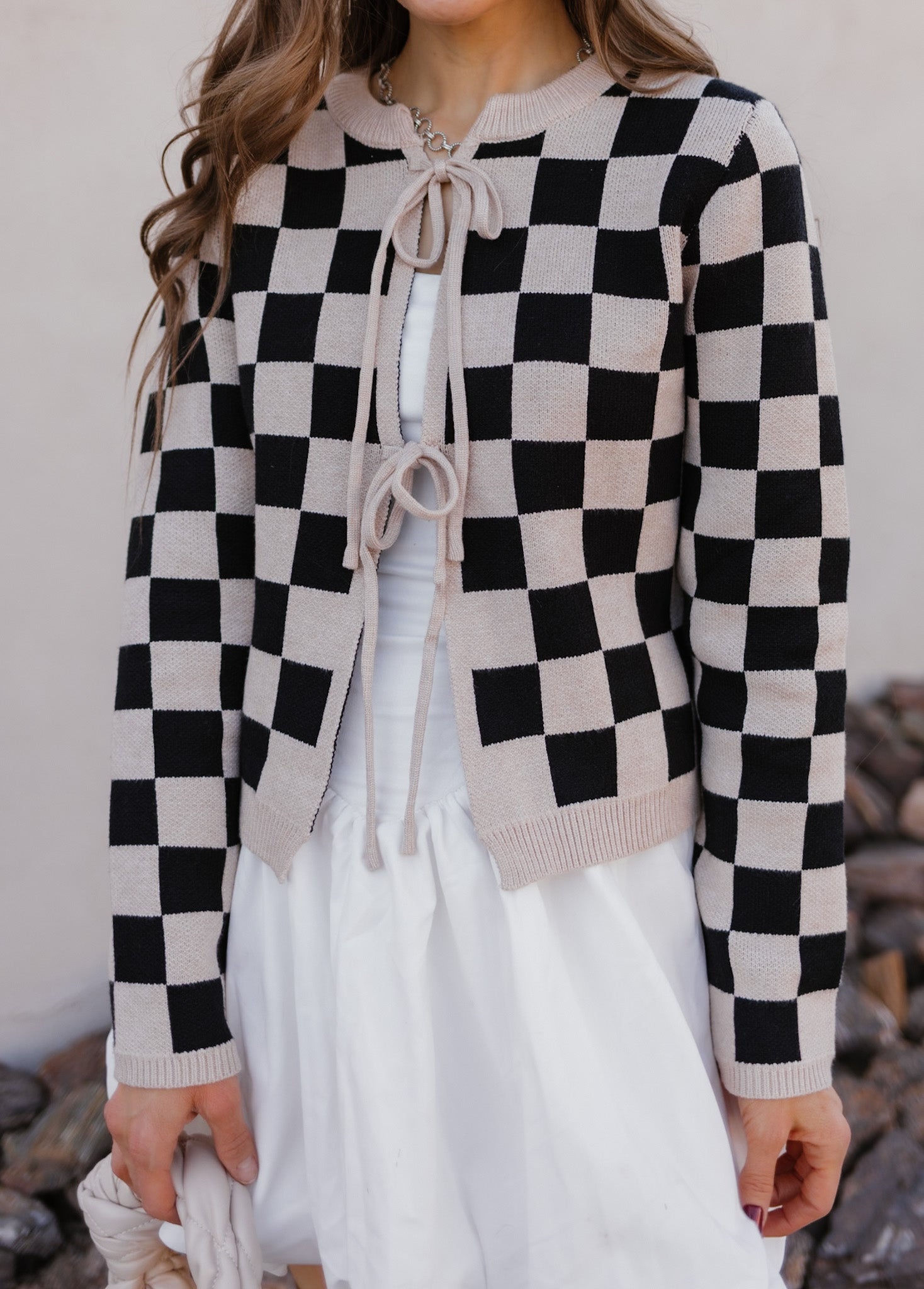 Poetic Ties Long Sleeve Checkered Cardigan-Cardigans-Krush Kandy, Women's Online Fashion Boutique Located in Phoenix, Arizona (Scottsdale Area)