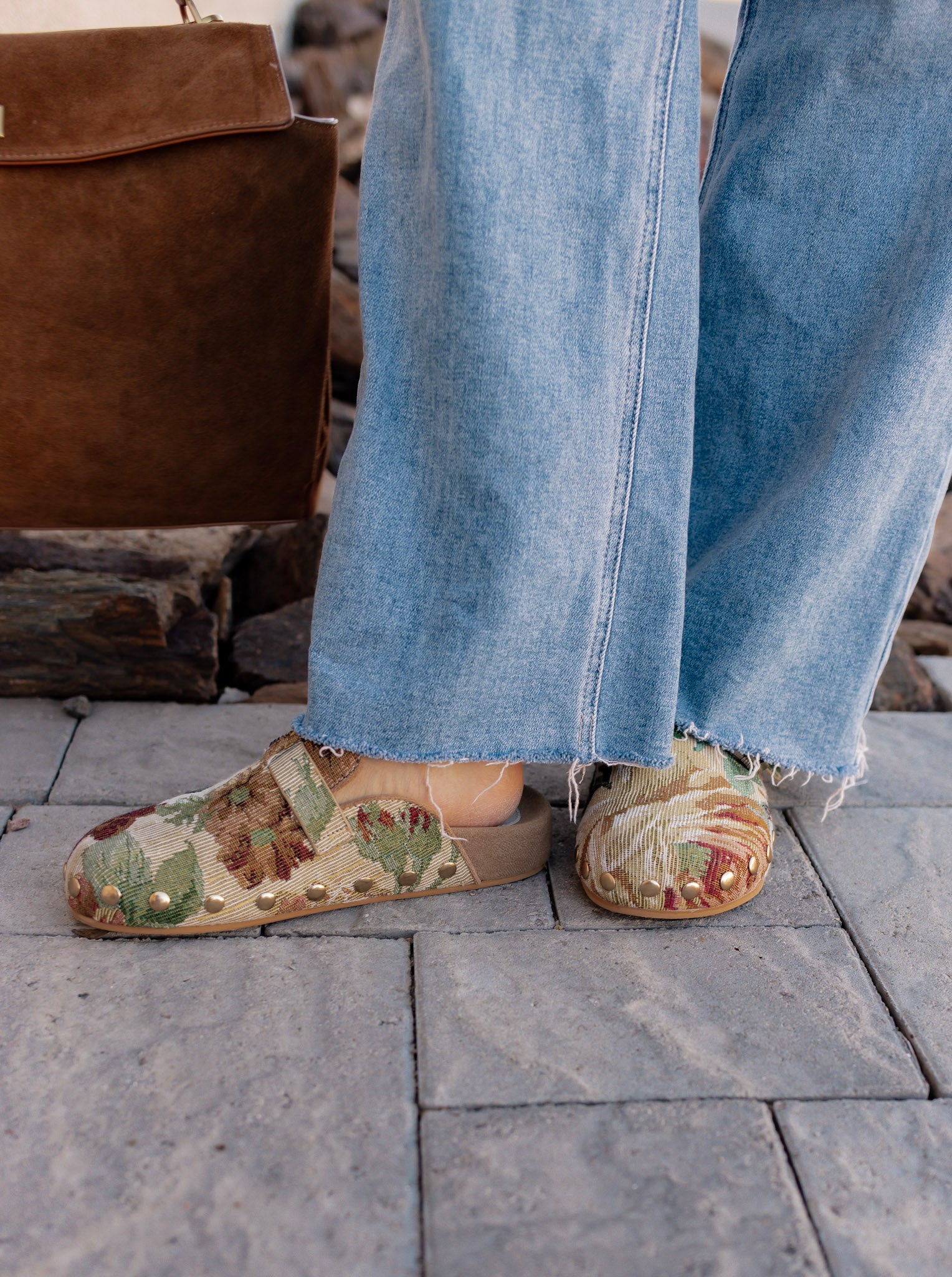 The Toni - Studded Buckle Clogs-Shoes-Krush Kandy, Women's Online Fashion Boutique Located in Phoenix, Arizona (Scottsdale Area)