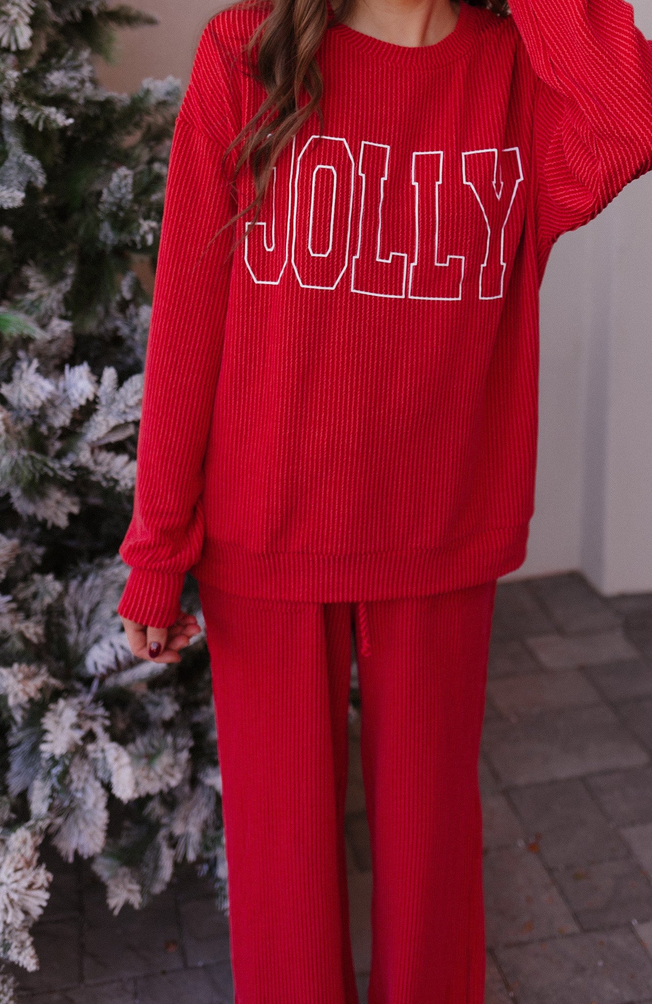 Just Jolly Corded Lounge Set-Loungewear-Krush Kandy, Women's Online Fashion Boutique Located in Phoenix, Arizona (Scottsdale Area)