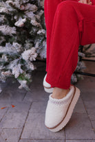 Fireside Kicks Sherpa Faux Fur Lined Slippers-Slippers-Krush Kandy, Women's Online Fashion Boutique Located in Phoenix, Arizona (Scottsdale Area)