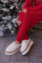 Fireside Kicks Sherpa Faux Fur Lined Slippers-Slippers-Krush Kandy, Women's Online Fashion Boutique Located in Phoenix, Arizona (Scottsdale Area)