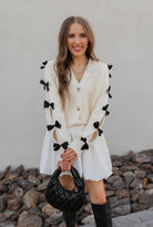 Mademoiselle Bow Sleeve Cardigan-Cardigans-Krush Kandy, Women's Online Fashion Boutique Located in Phoenix, Arizona (Scottsdale Area)