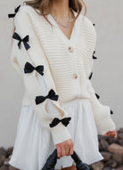 Mademoiselle Bow Sleeve Cardigan-Cardigans-Krush Kandy, Women's Online Fashion Boutique Located in Phoenix, Arizona (Scottsdale Area)