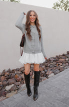 Mon Cherie Knit Bow-Front Cardigan-Cardigans-Krush Kandy, Women's Online Fashion Boutique Located in Phoenix, Arizona (Scottsdale Area)