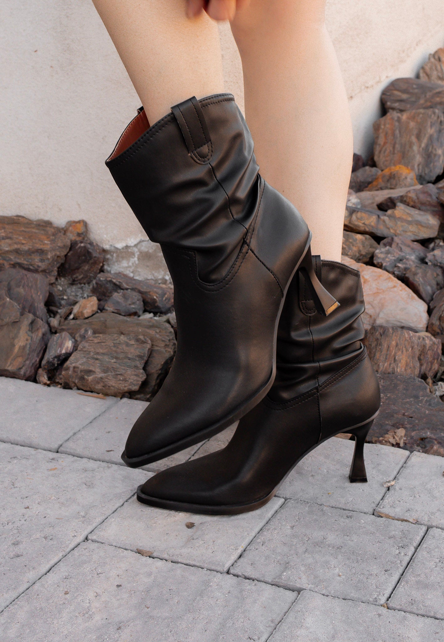 The Riga - Western Inspired Slouch Boots-Boots-Krush Kandy, Women's Online Fashion Boutique Located in Phoenix, Arizona (Scottsdale Area)
